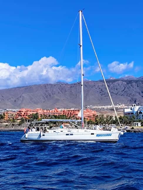 3h Whale Watching Private tour Beneteau Oceanis 440 - The first 45 minutes toward Costa Adeje