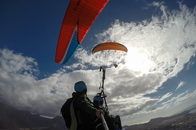 Acro Paragliding Adventure in Costa Adeje with FREE Pickup !! - From La Enramada Beach to the launch point