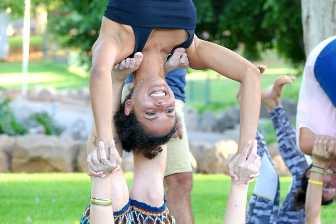 Acroyoga Tenerife Partner Yoga class - What happens during the 90-minute class