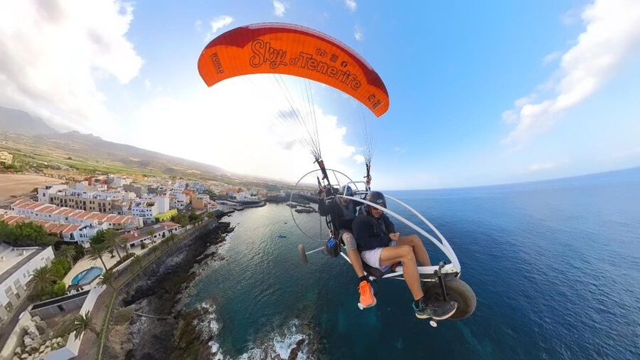 Adeje: Paratrike Flying Tour with Hotel Pickup and Photos - What flying a paratrike feels like
