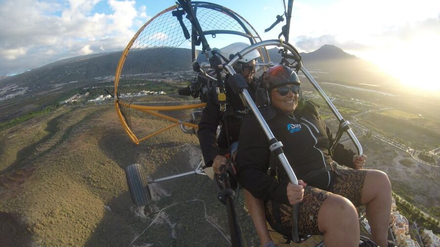 COAST: Fly over the coasts of Tenerife by Paratrike! (20min) - What happens at the takeoff area