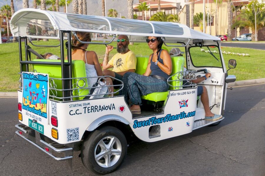Costa Adeje: Double Tuk Tuk Tour - Comfort, access, and family considerations