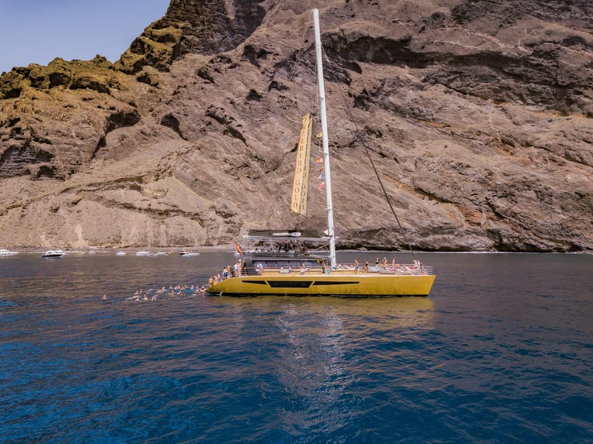 Costa Adeje: Masca and Los Gigantes Whale Watching Cruise - Lunch, drinks, and time on deck
