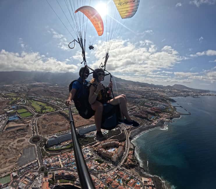 Costa Adeje, Paragliding with pick up service and 5 free photos! - Pickup from five southern Tenerife locations
