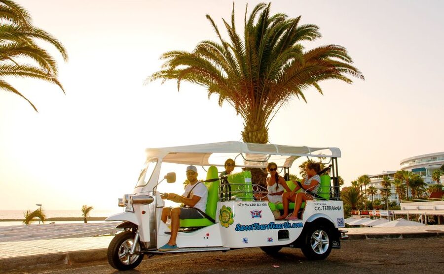 Costa Adeje: Secret Volcano Tuk Tuk Tour - Caldera del Rey, a volcano above the resort