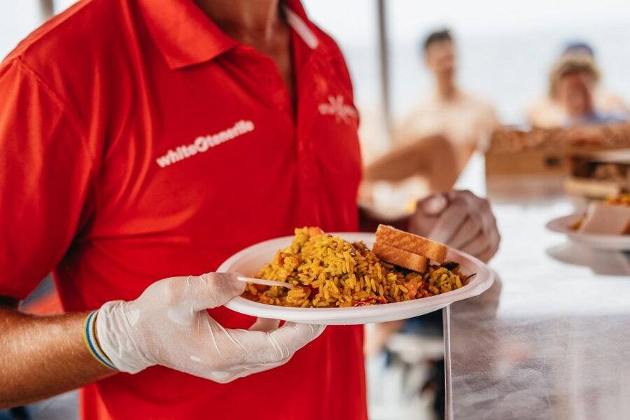 Costa Adeje: Whale & Dolphin Eco-Cruise with Snacks & Drinks - Food, drinks, seats, and comfort onboard