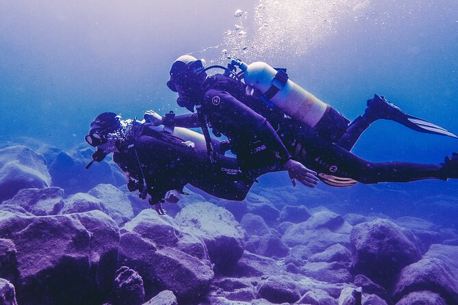 Discover Scuba Diving . First Experience underwater - Walking to Playa de las Vistas