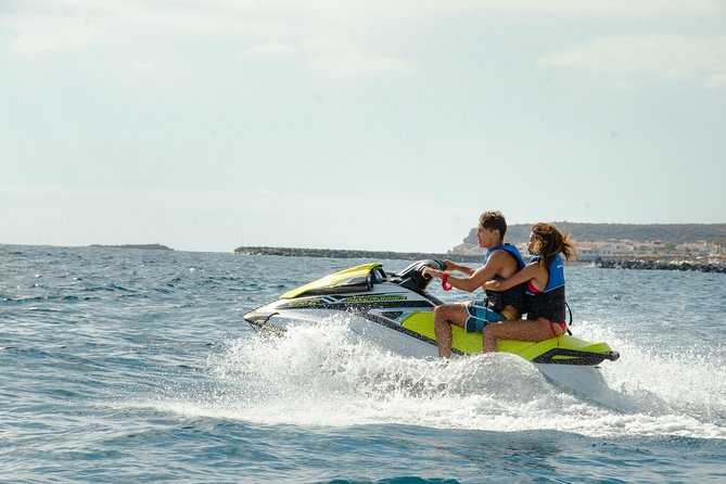 Double Jet Ski Safari 2.5 Hour Guided Tour of Tenerife - Riding from Puerto Colón toward Los Gigantes