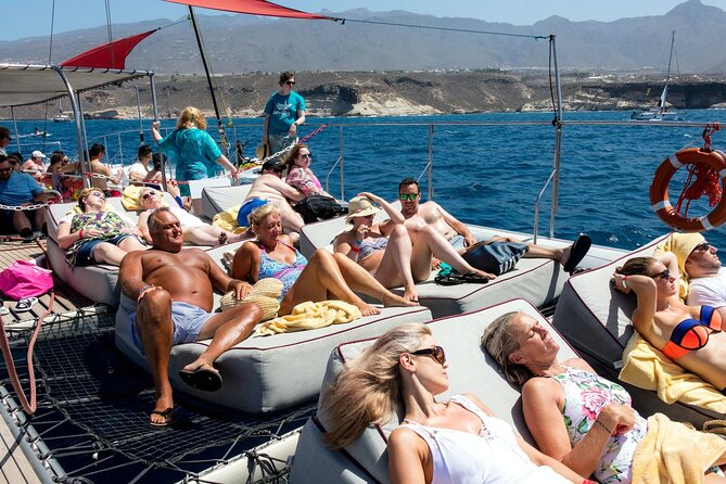 Exclusive Freebird Catamaran Whale & Dolphin to Masca From South - Swimming in Masca Bay