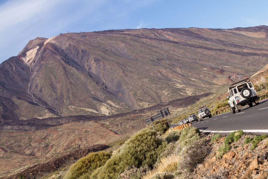 From Playa de las América: Half-Day Jeep Safari Tour - From Playa de las Américas to the volcanic interior