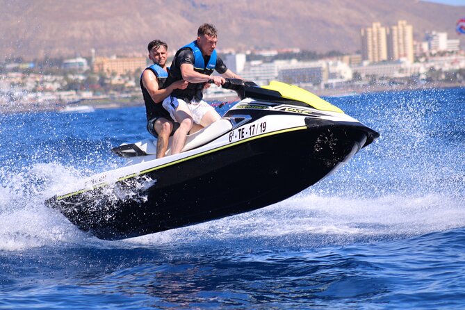 Guided Jetski Tour in Tenerife - Riding toward La Caleta National Park