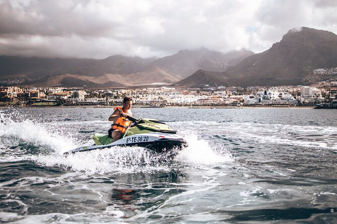 Jet Ski Experience in Tenerife, Las Galletas with Flash Jet Ski - The coast from the water