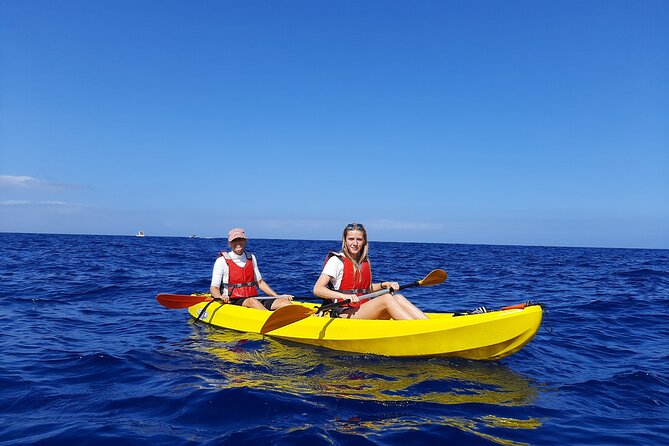 Kayak Safari with Dolphin and Turtle Watching in Guaza - Paddling beneath the Guaza cliffs