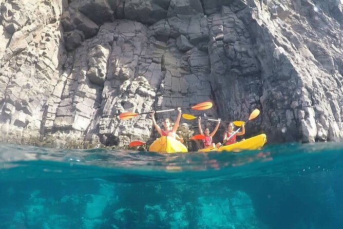 Kayak Safari with Dolphin and Turtle Watching in Guaza - Turtle watching and the snorkeling stop