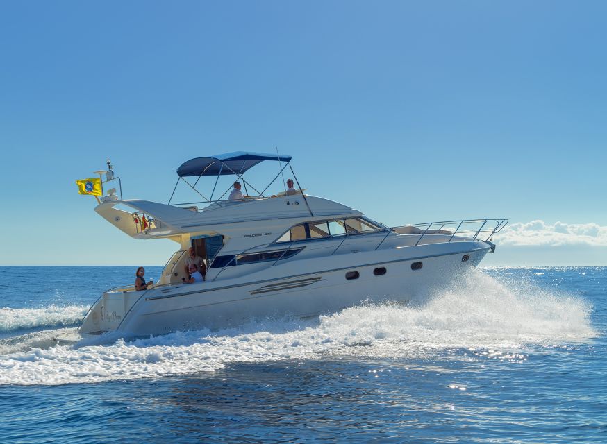 Las Galletas: Private Luxury Yacht Cruise with Lunch - Leaving Las Galletas for the open sea