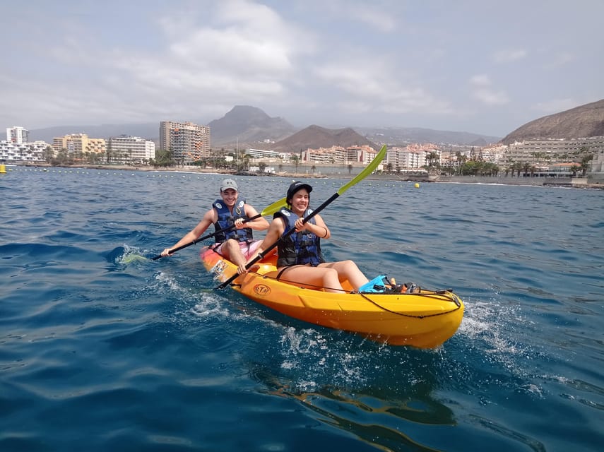 Los Cristianos: Kayak & Snorkel Tour with turtles and photos included - Photos, snacks, and the value of $31