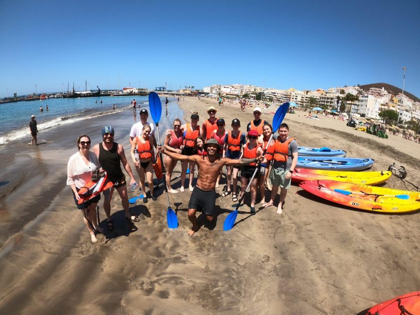 Los Cristianos: Kayaking and Snorkeling with Marine Wildlife - From Rays Bay to the Palm-Mar coast