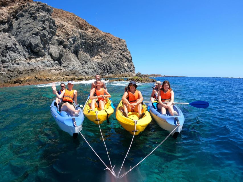 Los Cristianos: Kayaking and Snorkeling with Marine Wildlife - Guides who make beginners feel safer