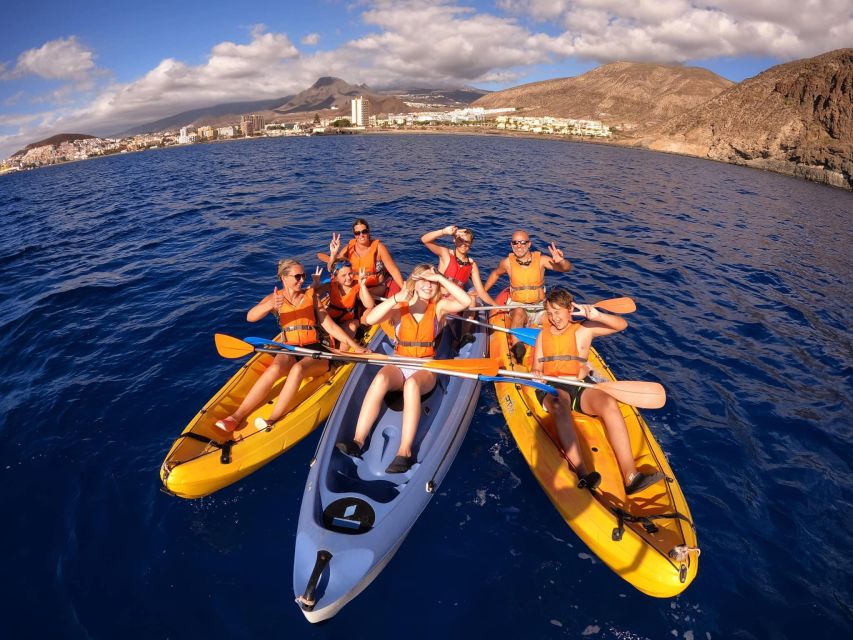 Los Cristianos: Kayaking and Snorkeling with Marine Wildlife - Photo package and small extras