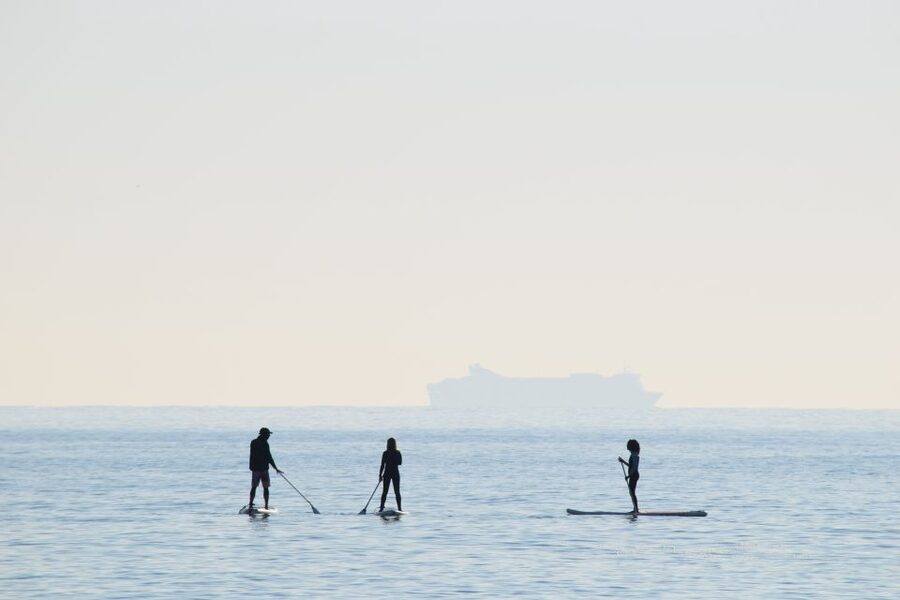 Los Cristianos: Stand Up Paddle Board Lesson - The first lesson: balance before speed
