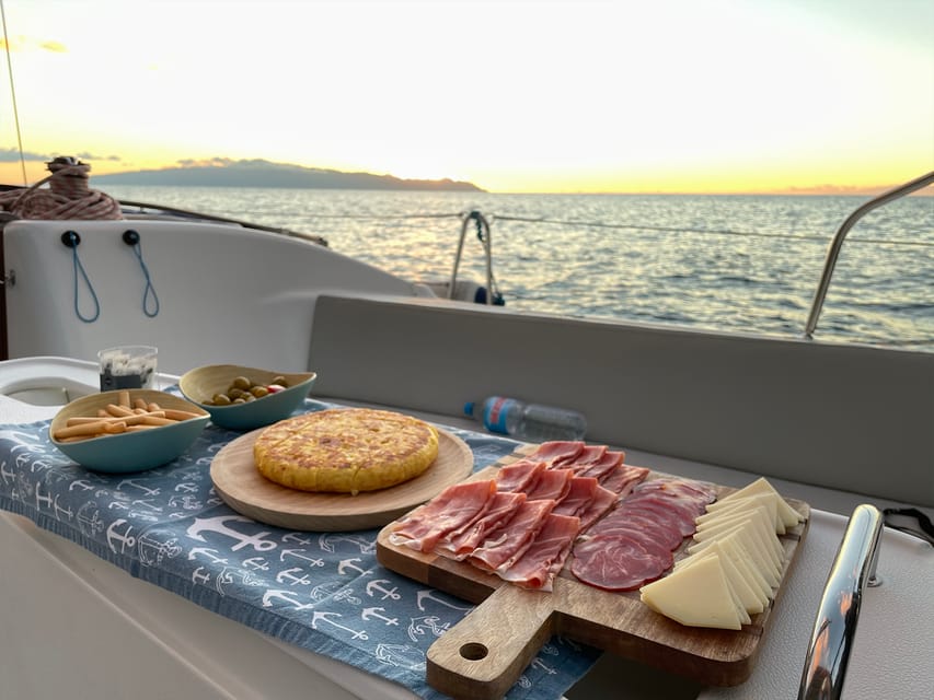 Los Gigantes: Private Sailing Tour with Swim, Drink, & Tapas - Watching for pilot whales and dolphins offshore