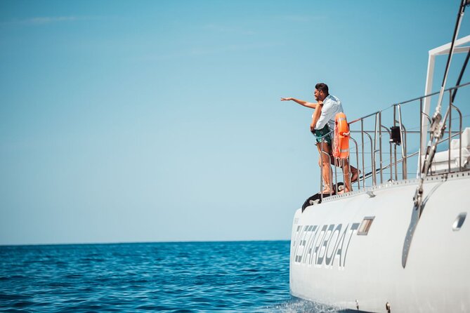Luxury Catamaran Cruise with Brunch and Unlimited Drinks - The south coast from the water
