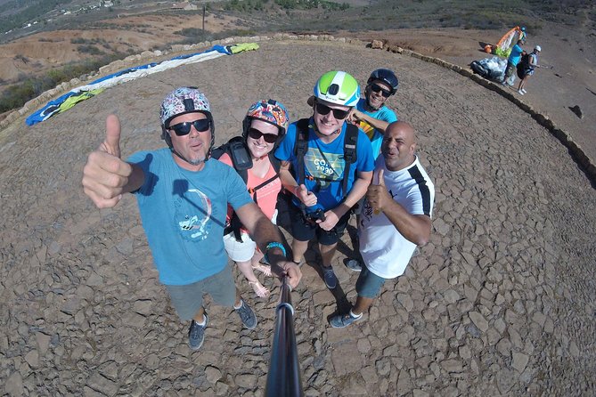 Paragliding Epic Experience in Tenerife with the Spanish Champion Team - Starting in Adeje with a small flying team