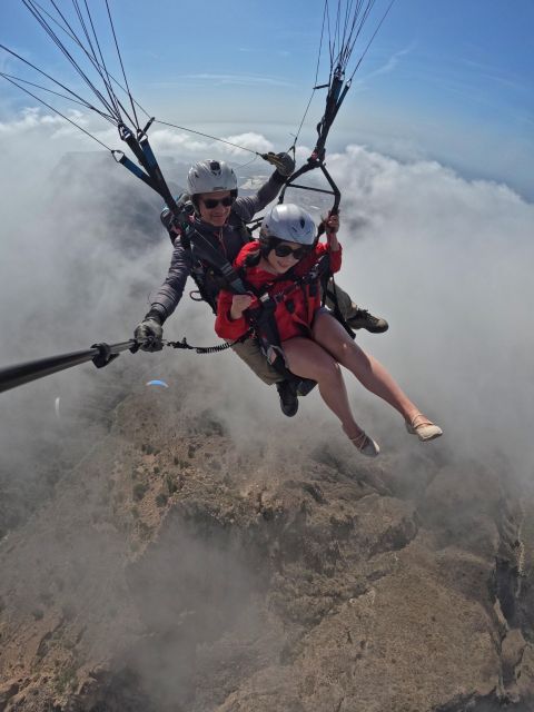 Paragliding flight with a Spanish Champion 2021/2022. - Safety briefing and takeoff from southern Tenerife
