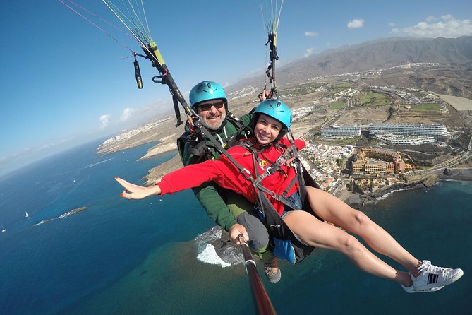 Paragliding Tandem Flight over Costa Adeje with FREE pick up!!! - Taking off above Costa Adeje