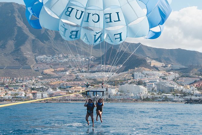 Parascending in Tenerife - The view from above Tenerife’s southern coast