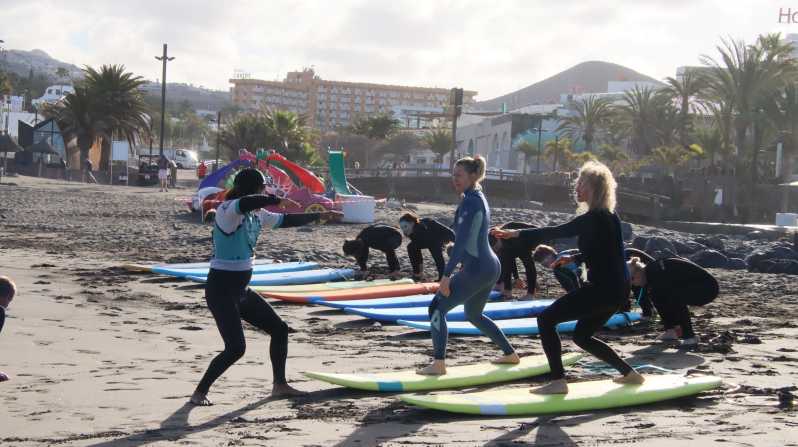 Playa de Las Americas: Surfing Group Lesson with equipment - Key points before you book