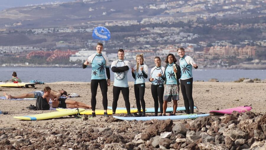 Playa de Las Americas: Surfing Group Lesson with equipment - The first lesson on the beach