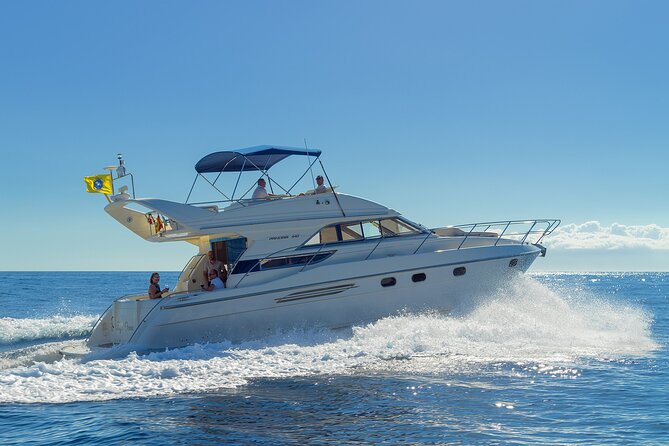 Private Boat Tour on Royal Ocean Yacht, Tenerife - The Los Cristianos bay stop for swimming and snorkeling