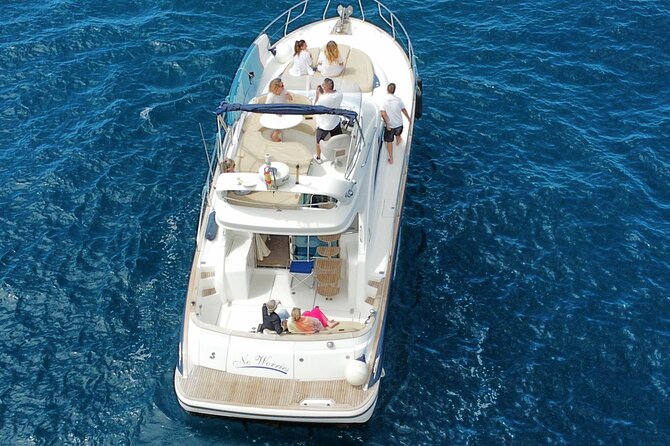Private Luxury Motor Boat 2, 3 and 4 Hour Charters - Swimming, snorkeling, and the sheltered bay