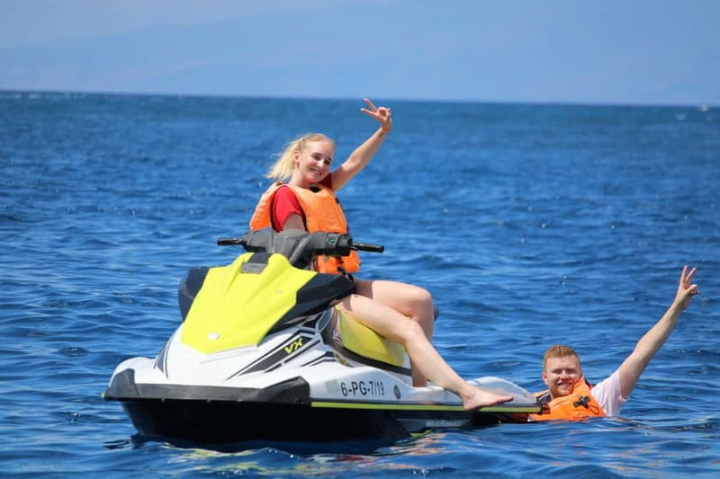 Puerto Colón: Tenerife Coast Jet Ski Tour with Photos - Riding along the Costa Adeje coast