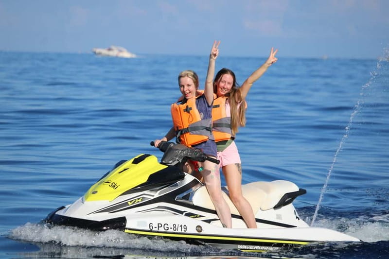 Puerto Colón: Tenerife Coast Jet Ski Tour with Photos - Meeting at Puerto Colón and getting ready