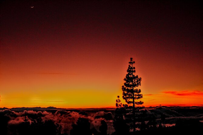 Self Drive Sunset & Stargazing in Teide National Park with Dinner - Montaña Samara: a sunset above the clouds
