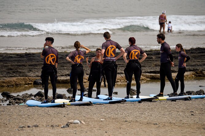 small group surf lesson in Playa de las Américas,Tenerife - What happens before you enter the water