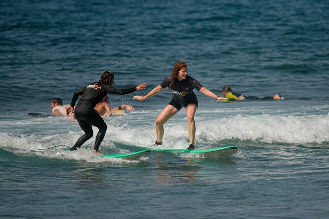 small group surf lesson in Playa de las Américas,Tenerife - The small-group advantage