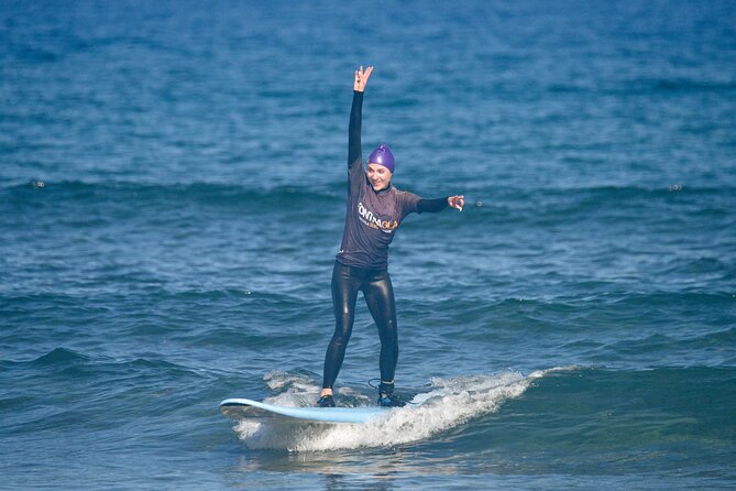 small group surf lesson in Playa de las Américas,Tenerife - Equipment, changing facilities, and comfort