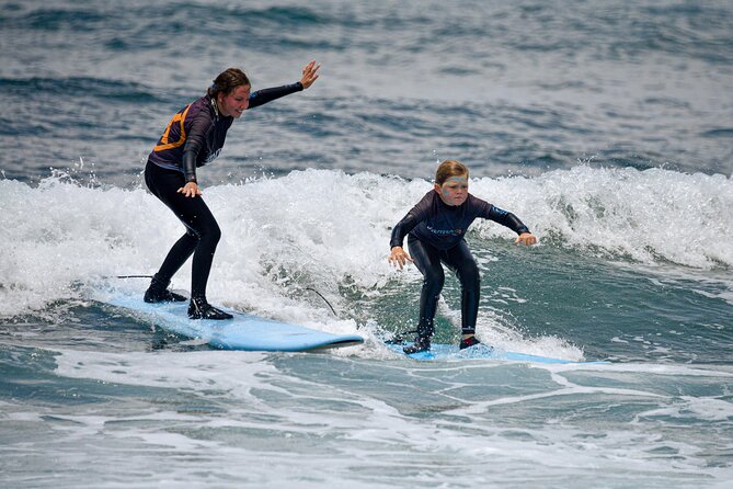 small group surf lesson in Playa de las Américas,Tenerife - The instructors make the biggest difference