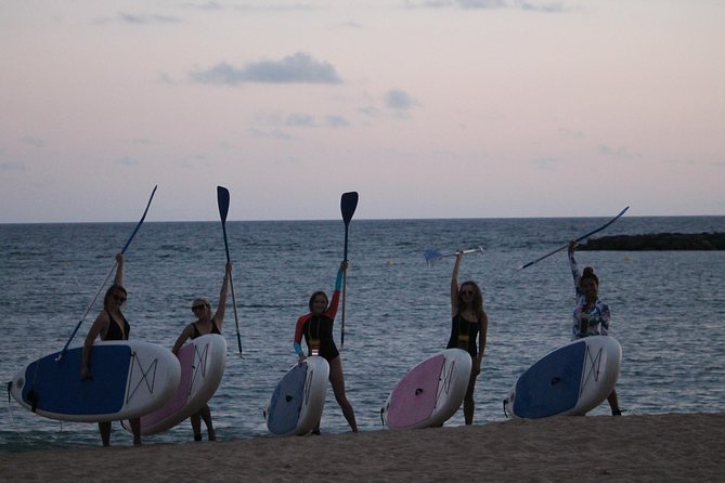 sunset stand up paddle - Paddling into the evening light