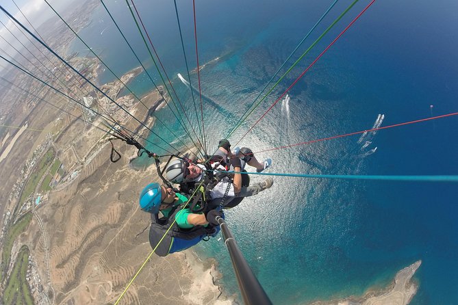 Tandem Paragliding Flight in South Tenerife - A bird’s-eye view of south Tenerife