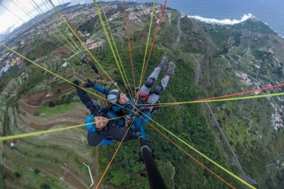 Tandem Paragliding Flight in South Tenerife