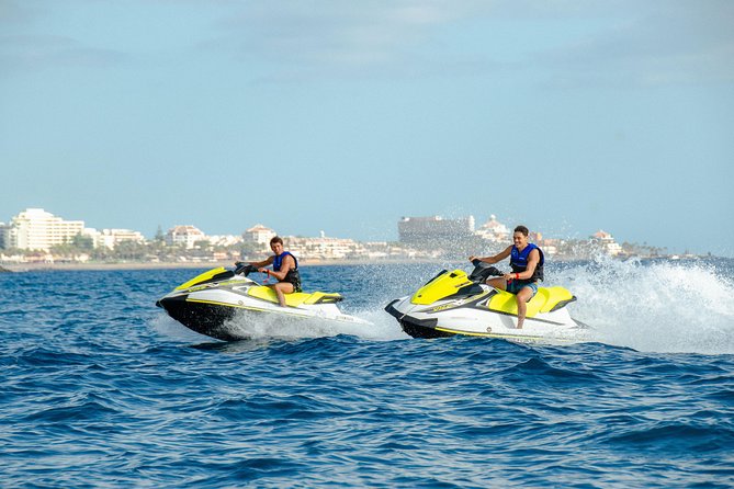 Tenerife 2.5 Hour Jet Ski Tour for Single Person - Riding south toward Los Gigantes