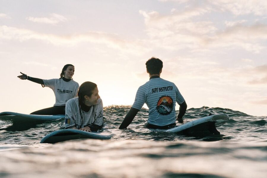 Tenerife: Group Surf Lesson catch your wave - The first 20 minutes: learning on land