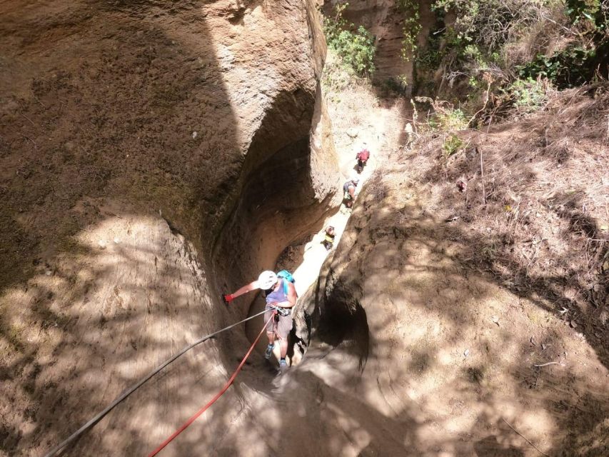 Tenerife: Guided Canyoning Experience in Los Arcos - Learning the rope system before the first rappel
