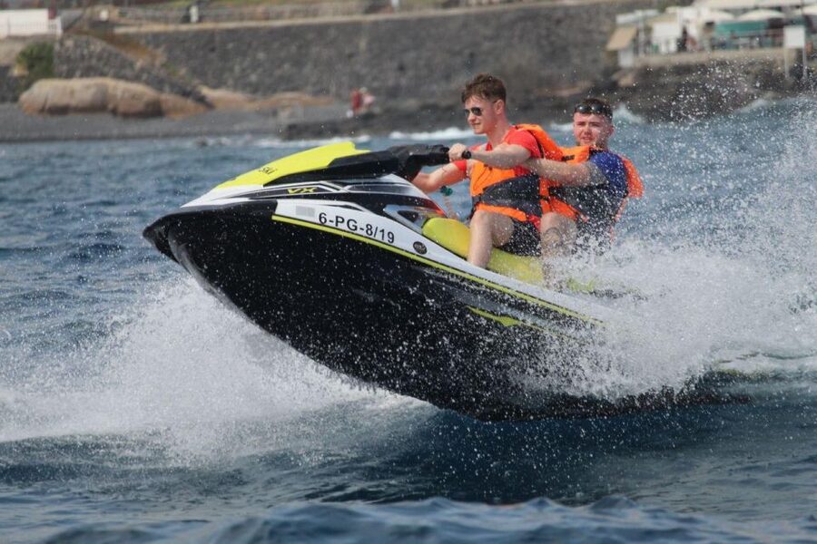 Tenerife: Jet Ski Guided Tour Discovery the Coastline - How fast is the ride?