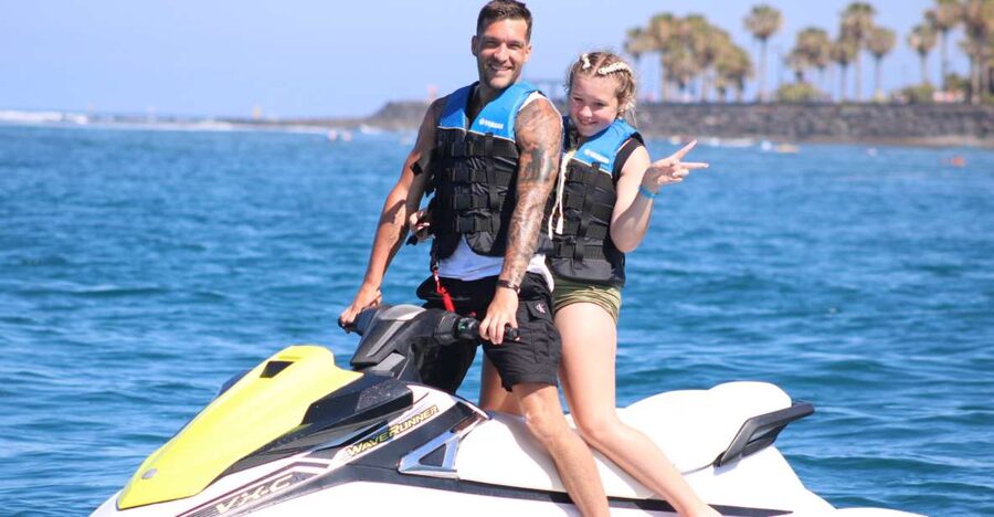Tenerife: Jet Ski Guided Tour with Optional Photo Service - Riding Tenerife’s coast on a Yamaha jet ski