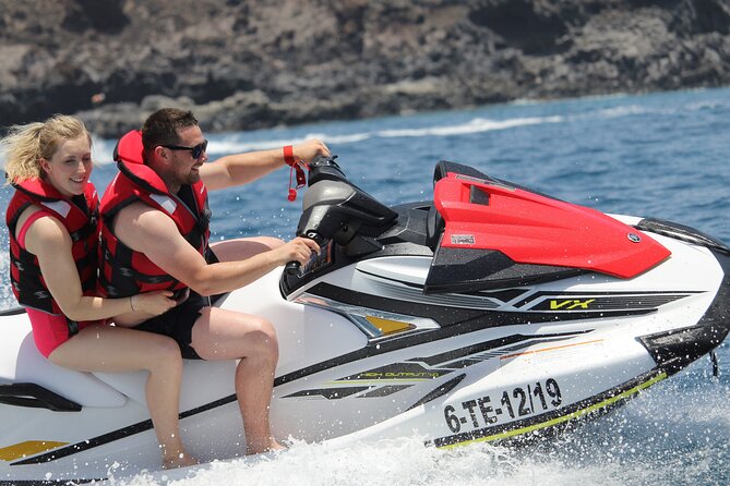 Tenerife : Jet Ski Tour with option for Quad Trip - Riding from Amarilla Sailing Club into open water